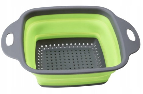 Durszlak składany sitko cedzak 24 cm kwadratowy