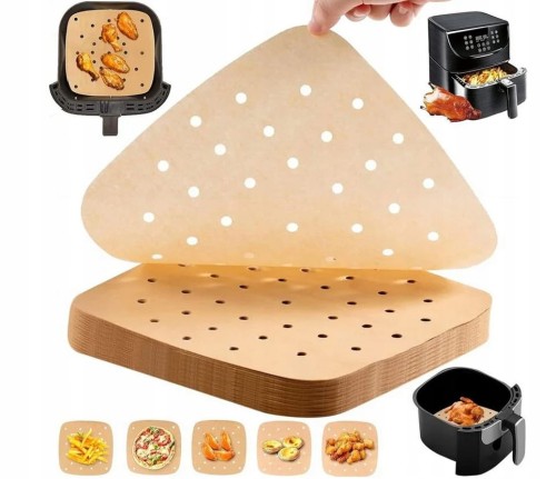 Tacki papier do pieczenia wkłady frytkownicy AIRFRYER air fryer frajer x100