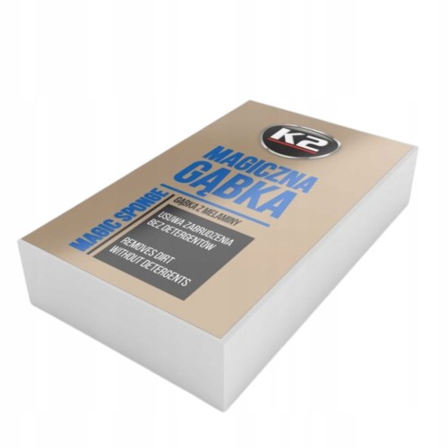 Magiczna gąbka z melaniny K2 do czyszczenia wnętrza plastików konsoli skóry