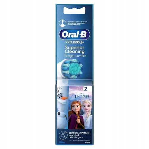 Oryginalne Końcówki do szczoteczki dla dzieci Oral-B Frozen Kraina Lodu x2