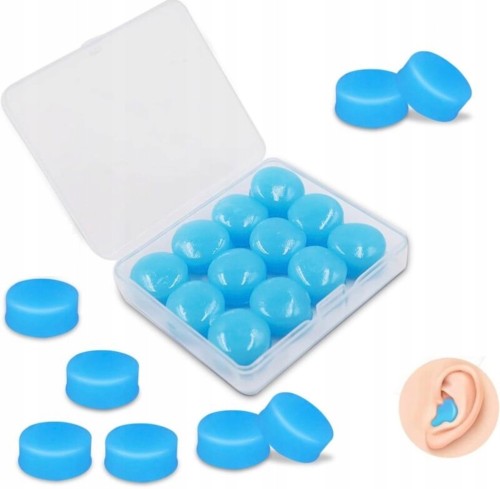 Zatyczki do uszu stopery silikonowe formowalne wielorazowe pływania wody