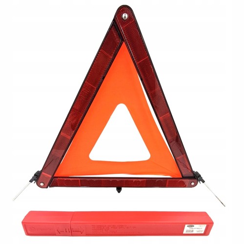 Trójkąt ostrzegawczy SAMOCHODOWY W ETUI HOMOLOGACJA składany