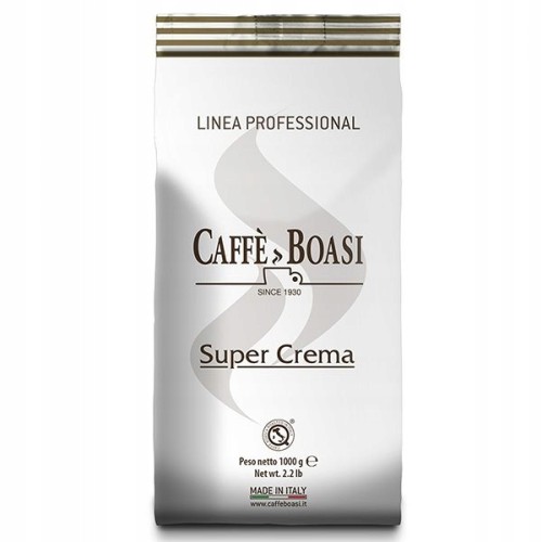 Kawa ziarnista robusta 100% Caffe Boasi Super Crema 1000 g Włoska Kawa