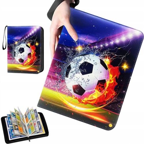 Album na karty kolekcjonerskie, 400 kart 50 , segregator sportowe 24x18cm