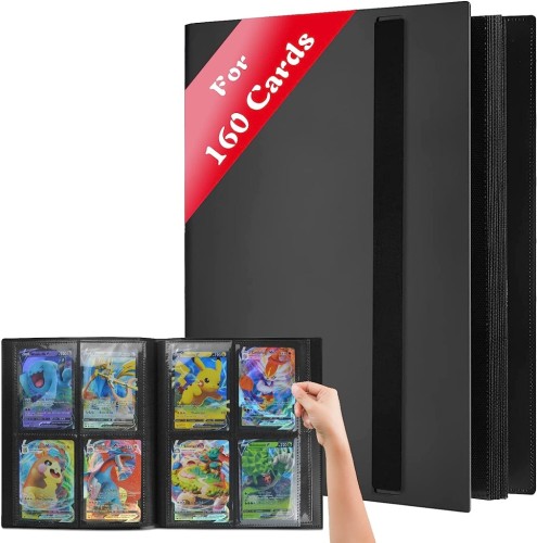 Album na karty kolekcjonerskie, 160 kart 20 str segregator sportowe 21x17cm