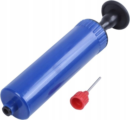 Pompka do pompowania piłek balonów z igłą plastikowa ręczna