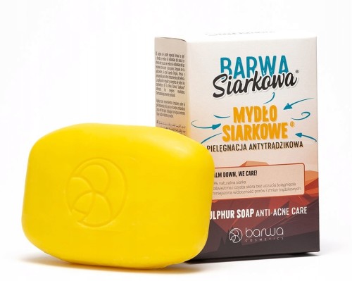 Mydło siarkowe pielęgnacja antytrądzikowa na trądzik przyszcze wegańskie