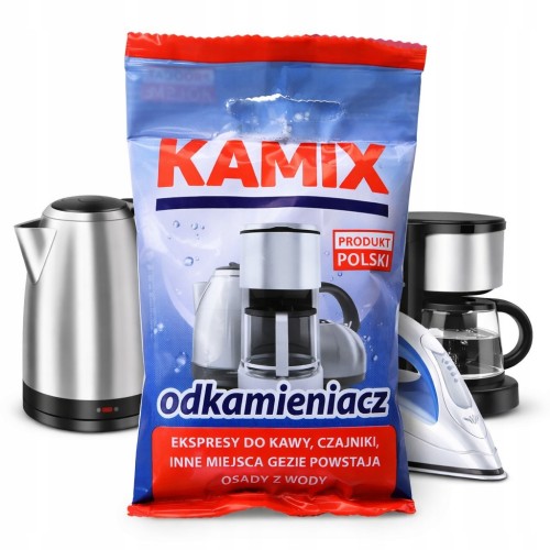 Odkamieniacz w proszku do CZAJNIKA EKSPRESU ŻELAZKA sprzętu AGD KAMIX