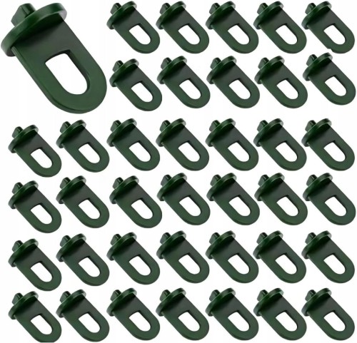 50x KLIPS DO ROŚLIN HAK HAKI SZKLARNIOWE AKCESORIA DO OGRODU zestaw haków