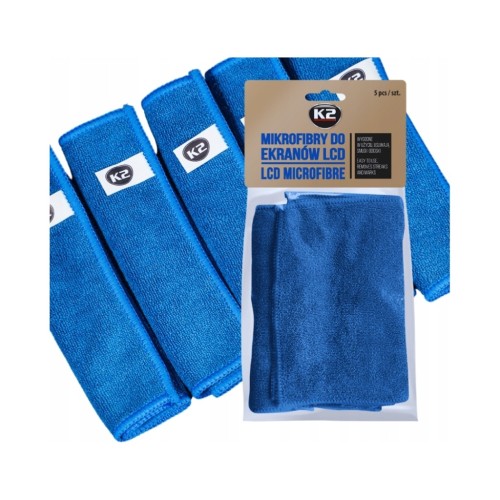 Mikrofibra Do Ekranów LCD OLED K2 Zestaw 5szt czyszczenie monitor telewizor