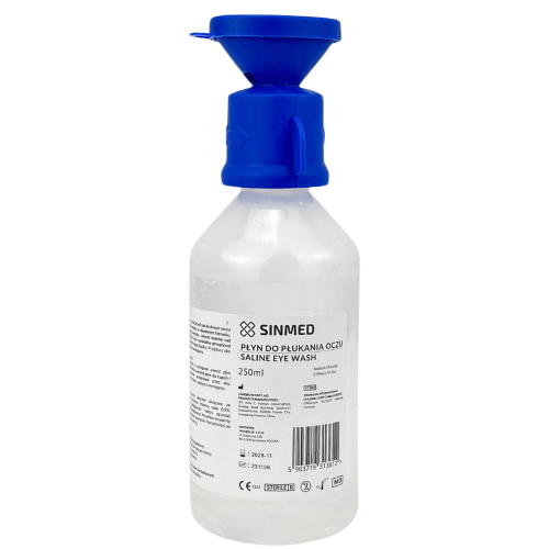 Płyn do płukania oczu Sinmed 250ml medyczny chlorek sodu