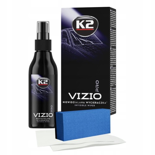 K2 Vizio Pro 150ml Niewidzialna wycieraczka na szybę hydrofobowa +aplikator