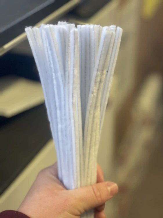 Druciki pluszowe kreatywne 50 szt. 30 cm wycior ozdobne BIAŁE