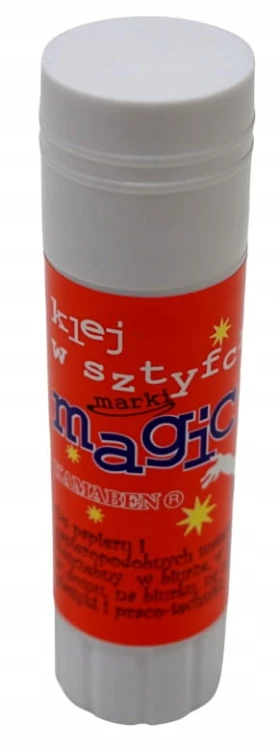 Klej Magic w Sztyfcie Introligatorski 10g do papieru szkolny biurowy Kamabe
