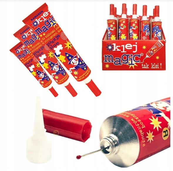 KLEJ MAGIC 45G TUBA METAL Z APLIKATOREM metalowa tubka do papieru