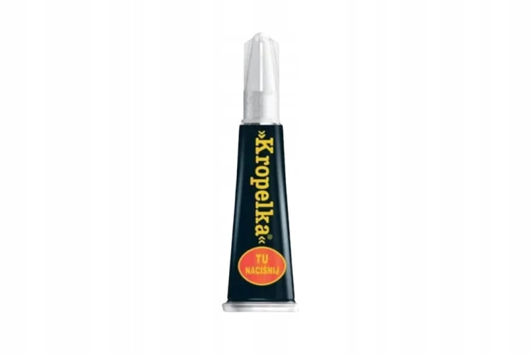 KLEJ do ceramiki gumy porcelany plastiku KROPELKA 2ml