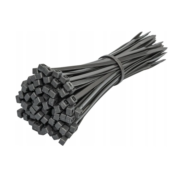 OPASKI zaciskowe MOCNE OBEJMY trytytki TRYTKI CZARNE 2,5x100mm 100 SZT