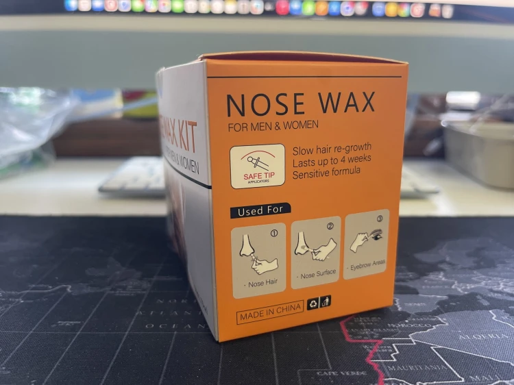 Wosk do depilacji zestaw nosa brwi uszu dla mężczyzn kobiet Liddy WAX + GRATIS PATYCZKI