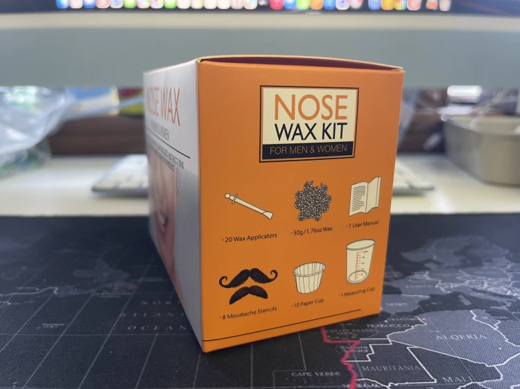 Wosk do depilacji zestaw nosa brwi uszu dla mężczyzn kobiet Liddy WAX + GRATIS PATYCZKI