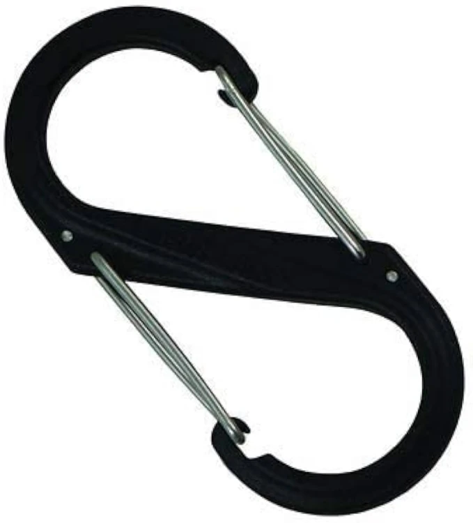 Brelok karabińczyk do kluczy 50mm S Hook  podwójny mix kolorów