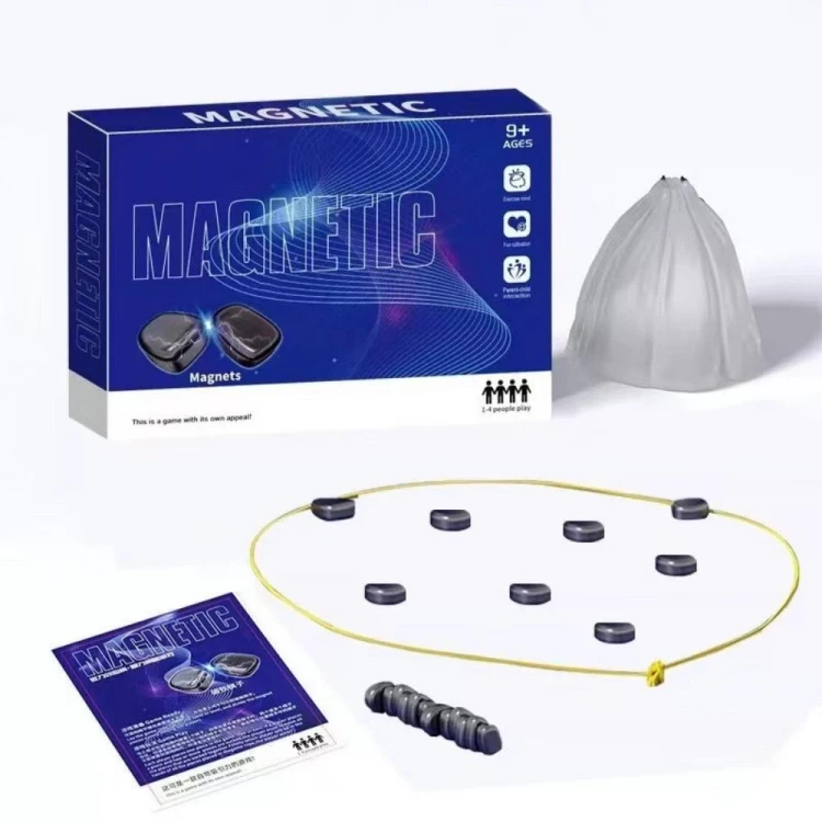 Magnetyczne szachy kamienne sznurek magnesy x 20 gra zręcznościowa