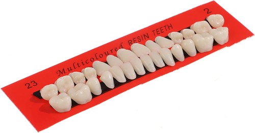 Sztuczne zęby z żywicy implant sztuczny ząb 28 szt. proteza korona góra dół