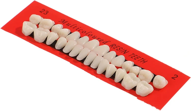 Sztuczne zęby z żywicy implant sztuczny ząb 28 szt. proteza korona góra dół