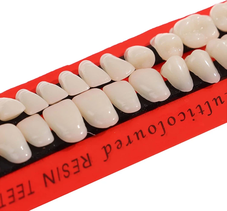 Sztuczne zęby z żywicy implant sztuczny ząb 28 szt. proteza korona góra dół