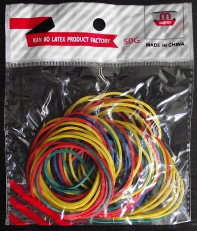 Gumki recepturki 30 G mix kolorów 1 rozmiar 60 sztuk