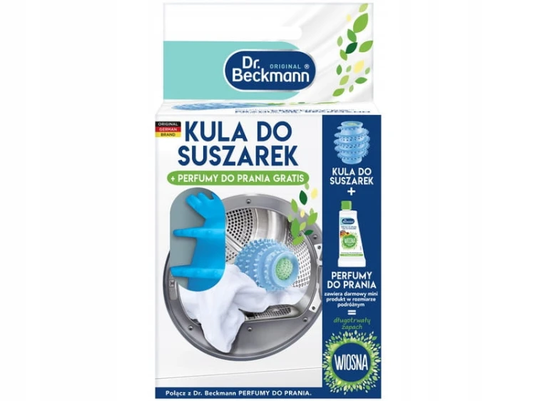 Dr. Beckmann Kula do Suszarek do Prania + Perfumy 50ml chemia niemiecka