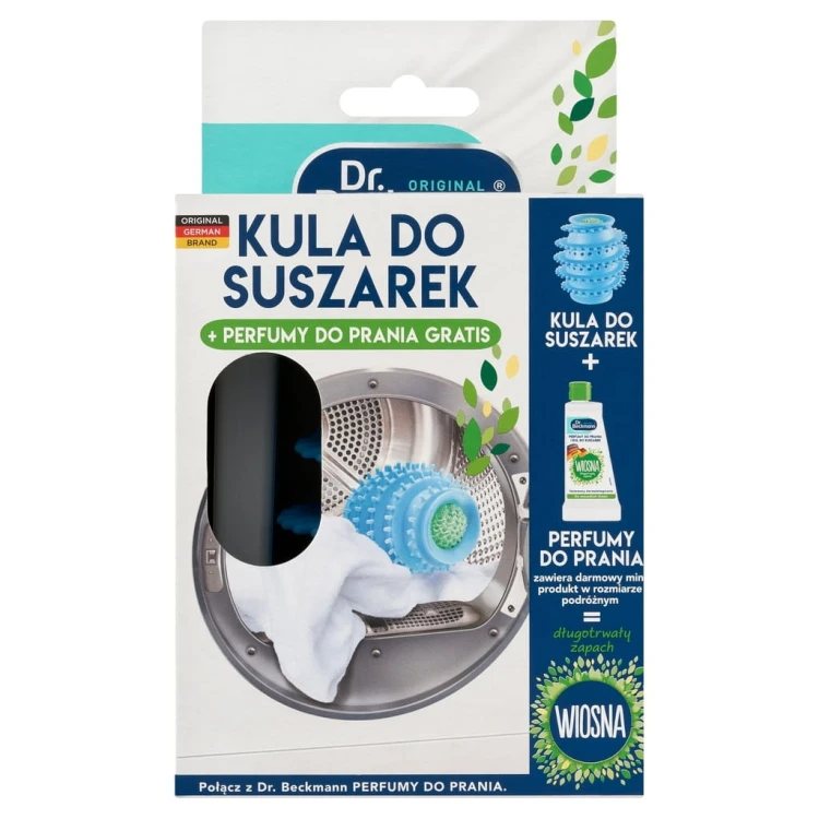 Dr. Beckmann Kula do Suszarek do Prania + Perfumy 50ml chemia niemiecka