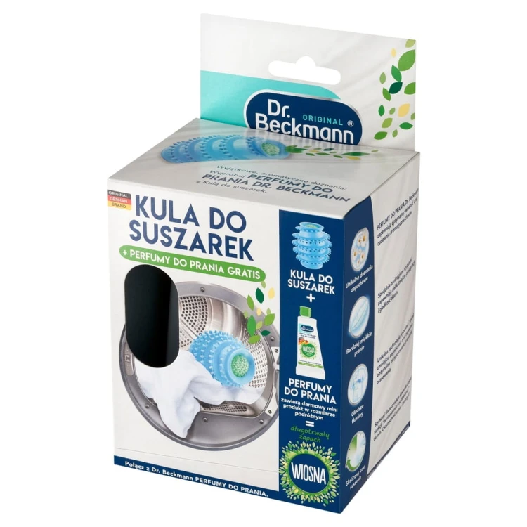 Dr. Beckmann Kula do Suszarek do Prania + Perfumy 50ml chemia niemiecka