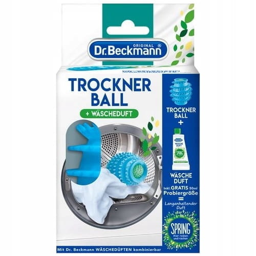 Dr. Beckmann Kula do Suszarek do Prania + Perfumy 50ml chemia niemiecka