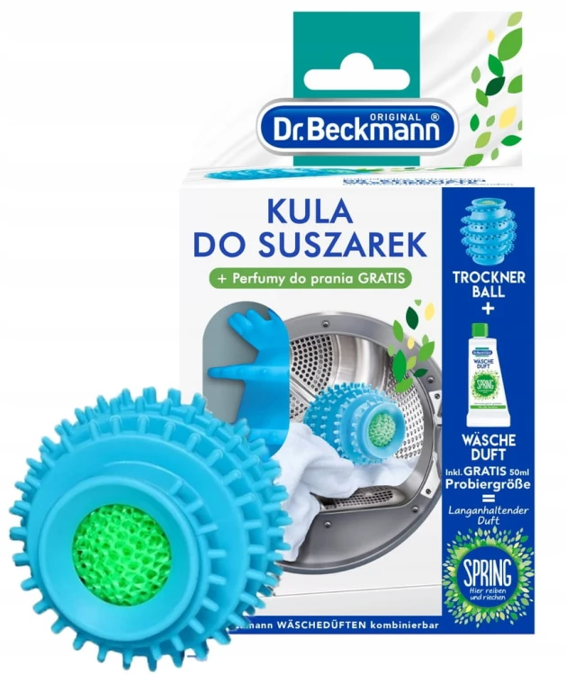 Dr. Beckmann Kula do Suszarek do Prania + Perfumy 50ml chemia niemiecka