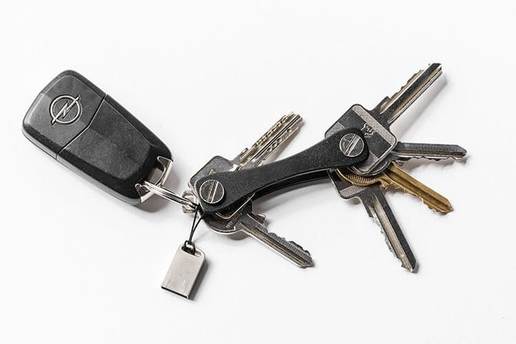 Key organizer / organizer do kluczy - CZARNY od 2 do 10 kluczy