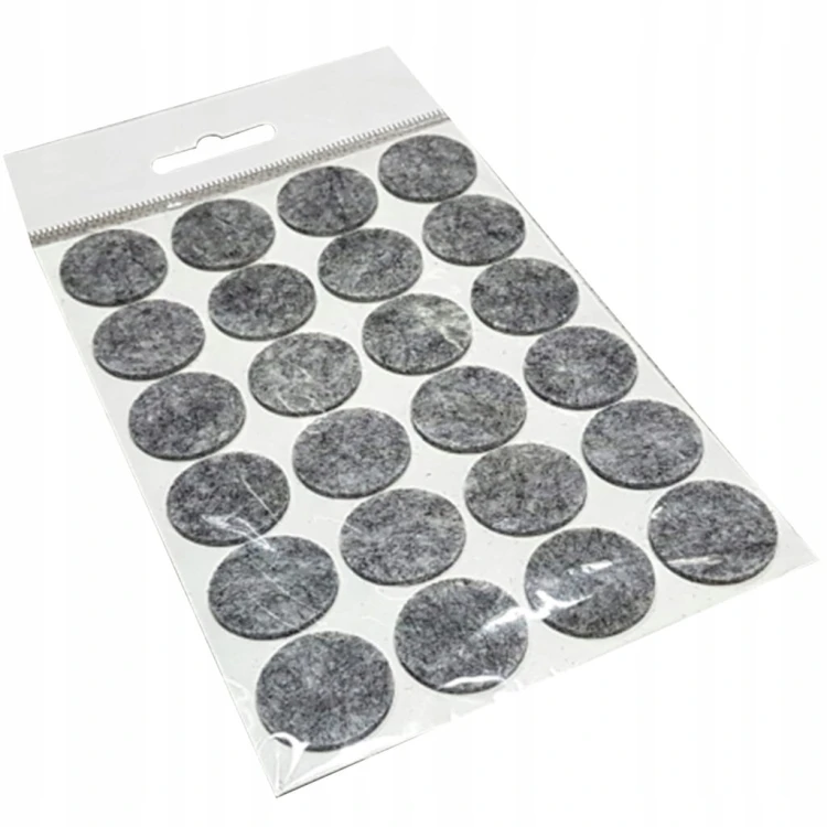 Podkładki filcowe pod meble krzesła 24 szt - 22 mm okrągłe , samoprzylepne