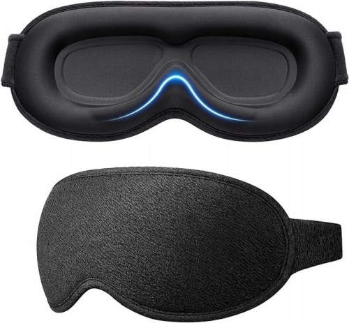 Opaska na oczy z pianką memory 3D do spania GRITIN 100% zaczernienia