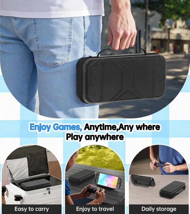 Etui do Konsoli Nintendo Switch 2 twarde Przenośna Torba Case wzmocnione