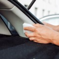 Magiczna gąbka z melaniny K2 do czyszczenia wnętrza plastików konsoli skóry