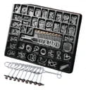 Metalowa gra pierścieniowa-50 sztuk IQ Boost Puzzle dla dzieci i dorosłych
