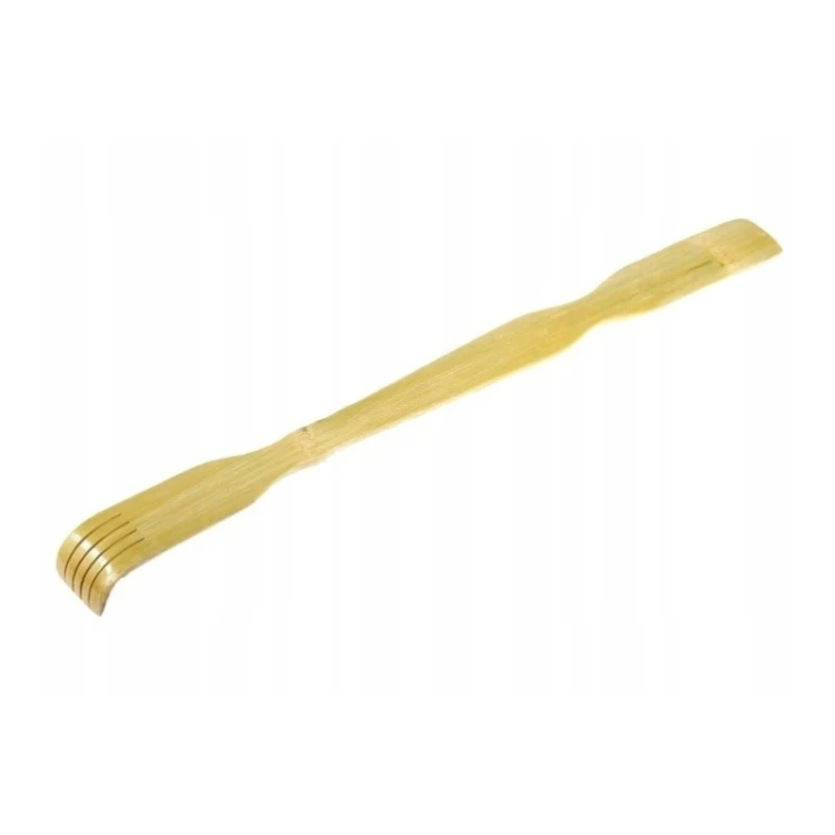 Drapaczka do pleców drewniana bambusowa długa masażer XXL 46 cm karku szyi