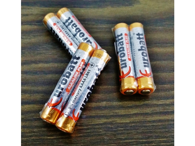 Baterie bateria AAAA paluszek eurobatt alkaliczne ALKALINE 2 szt. 6-2025