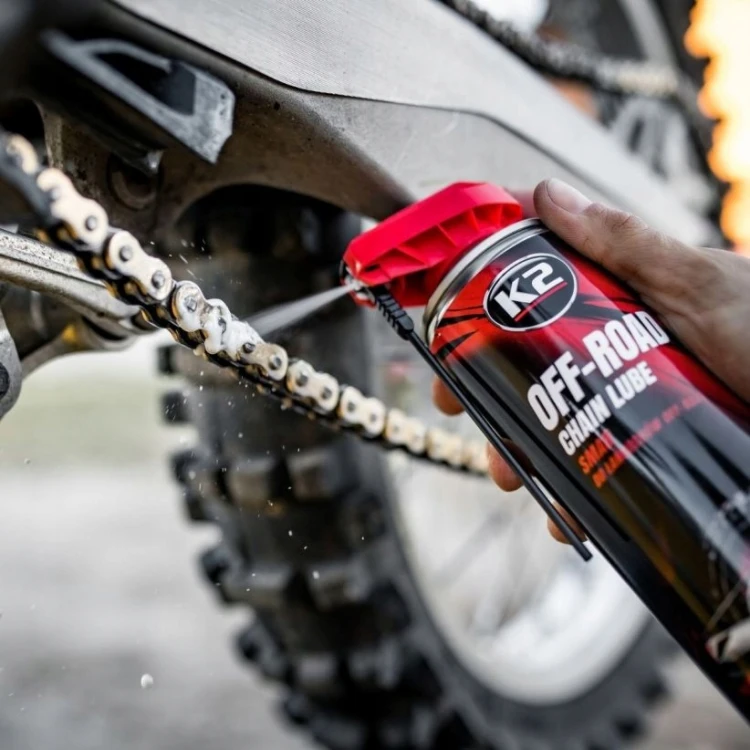 Smar do łańcuchów OFF-ROAD K2 do rowerów motocykli quadów maszyn 250ml