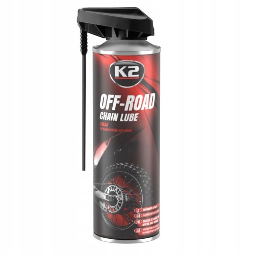 Smar do łańcuchów OFF-ROAD K2 do rowerów motocykli quadów maszyn 500ml x2