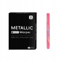 Markery Metaliczne 2-3mm Precyzyjne z Połyskiem Wielokolorowe 8 sztuk