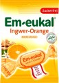Cukierki bez cukru ziołowe imbir pomarańcza niemieckie EM-EUKAL