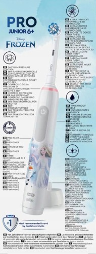 Oral-B elektryczna szczoteczka do zębów Junior Pro Frozen Elsa dla dzieci