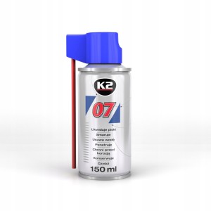 Wielofunkcyjny spray K2 07 odrdzewiacz 150ml piski wypiera wodę do śrub
