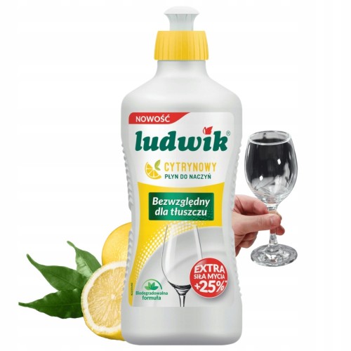 Płyn do mycia naczyń Ludwik cytrynowy 0,45 l cytryna