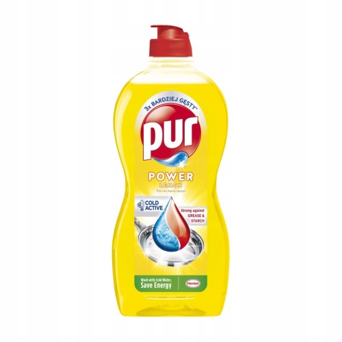 Pur Power Płyn do Mycia Naczyń Lemon 450ML cytrynowy cytryna